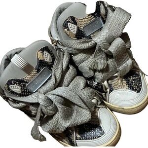 Lanvin Gray and Black Sneakers